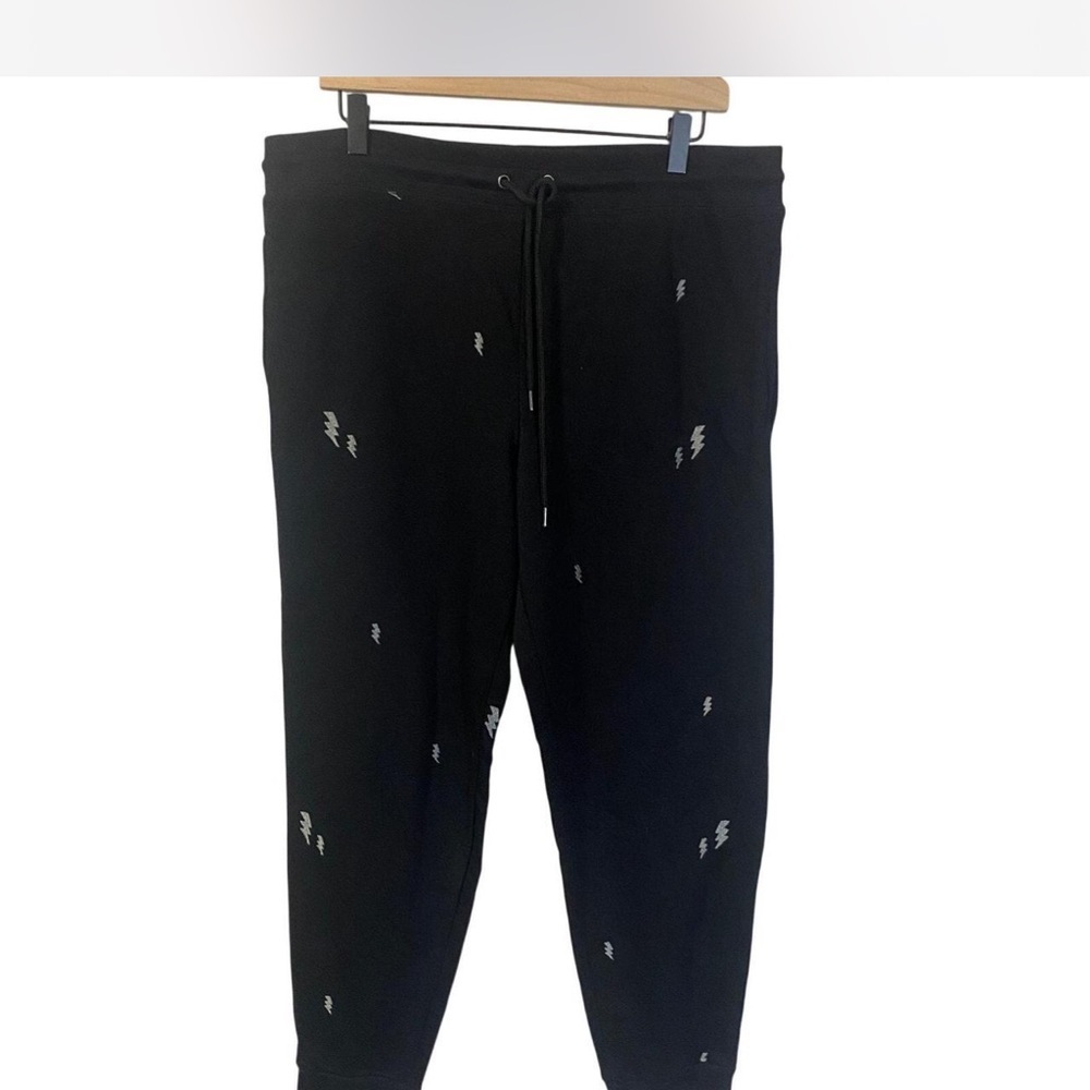 Honeydew USA Black Joggers with lightning bolt embroidery - Picture 2 of 6